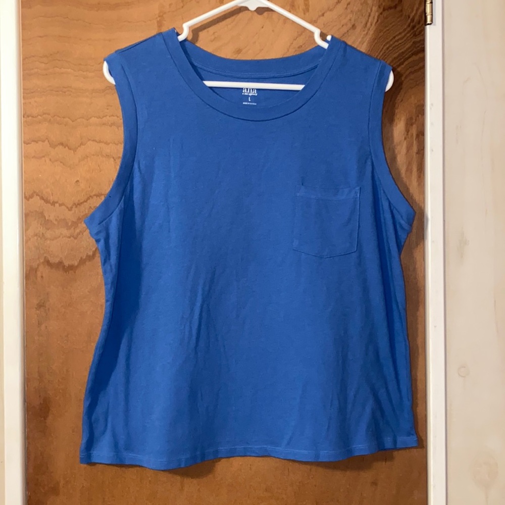 Large Royal Blue Muscle Tee